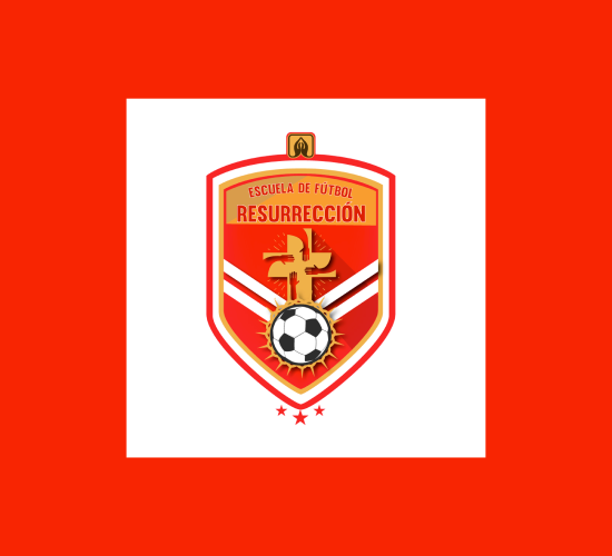 Insignia Escuela de Fútbol Resurrección.
