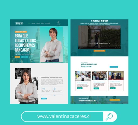 Página Web Valentina Cáceres